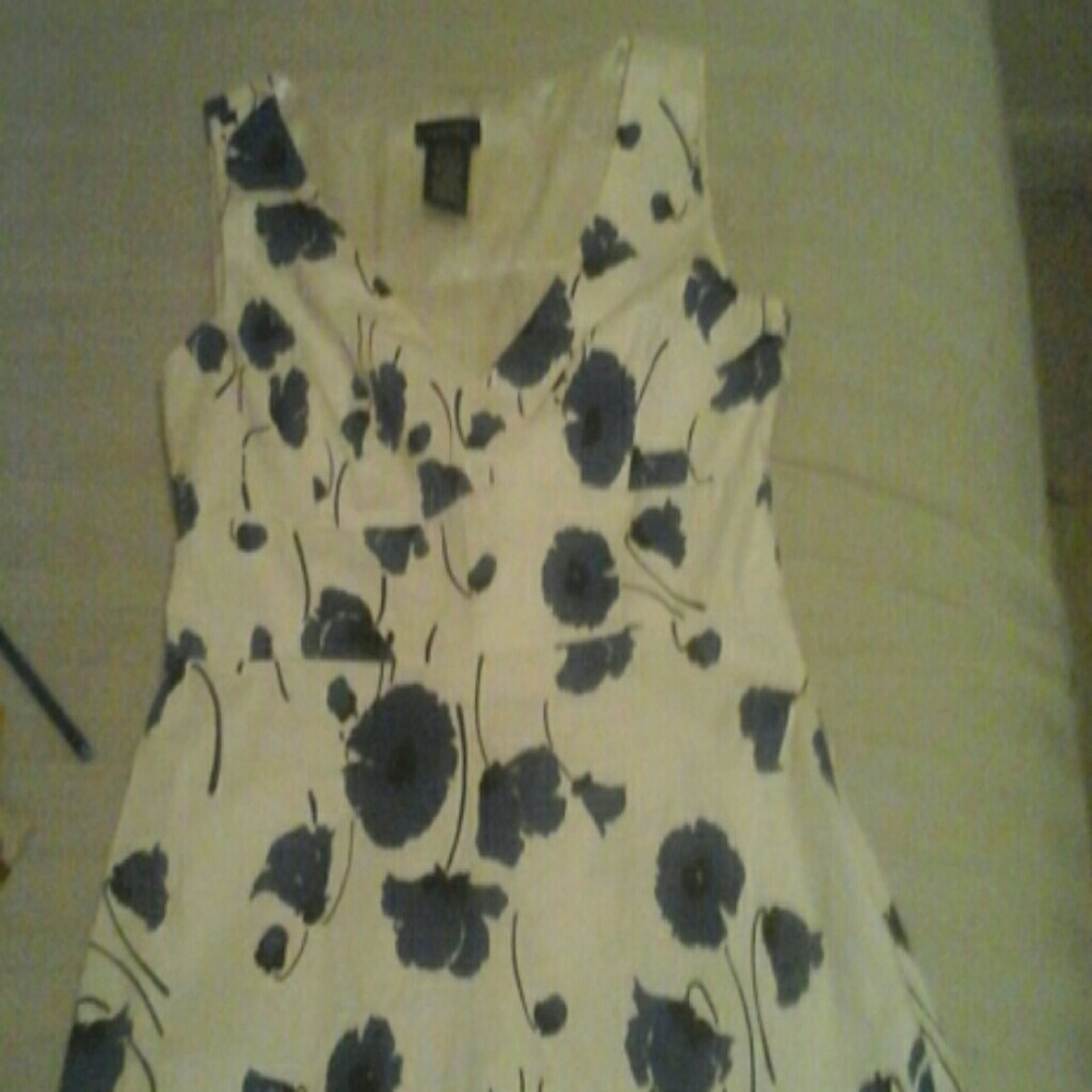 A beautiful flora white dress
